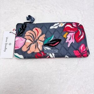 Vera Bradley RFID Tech Wristlet Wallet/Phone‎ Holder Coastal Paradise NWT $59